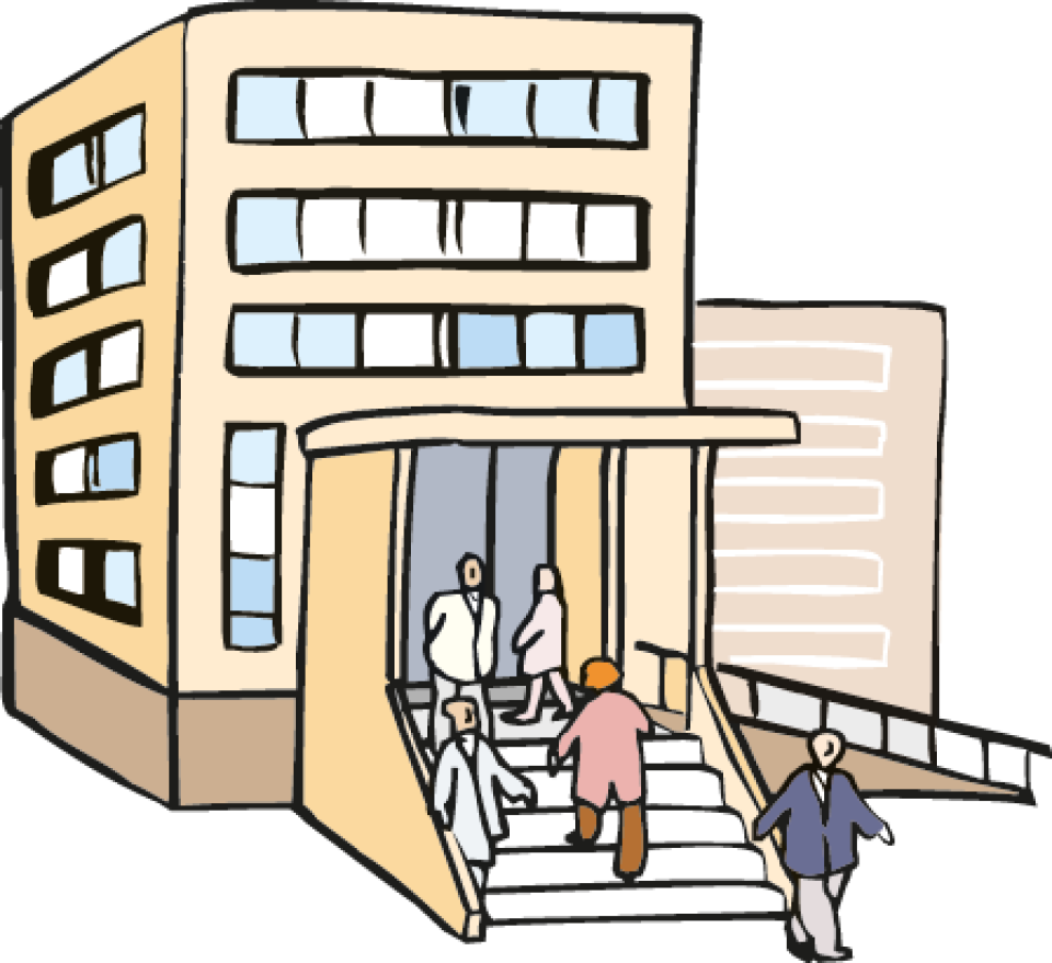 Rathaus Im Rathaus ist die Regierung einer Stadt. Dort sind auch viele Ämter. Auch der Bürgermeister oder die Bürgermeisterin hat dort ein Büro.